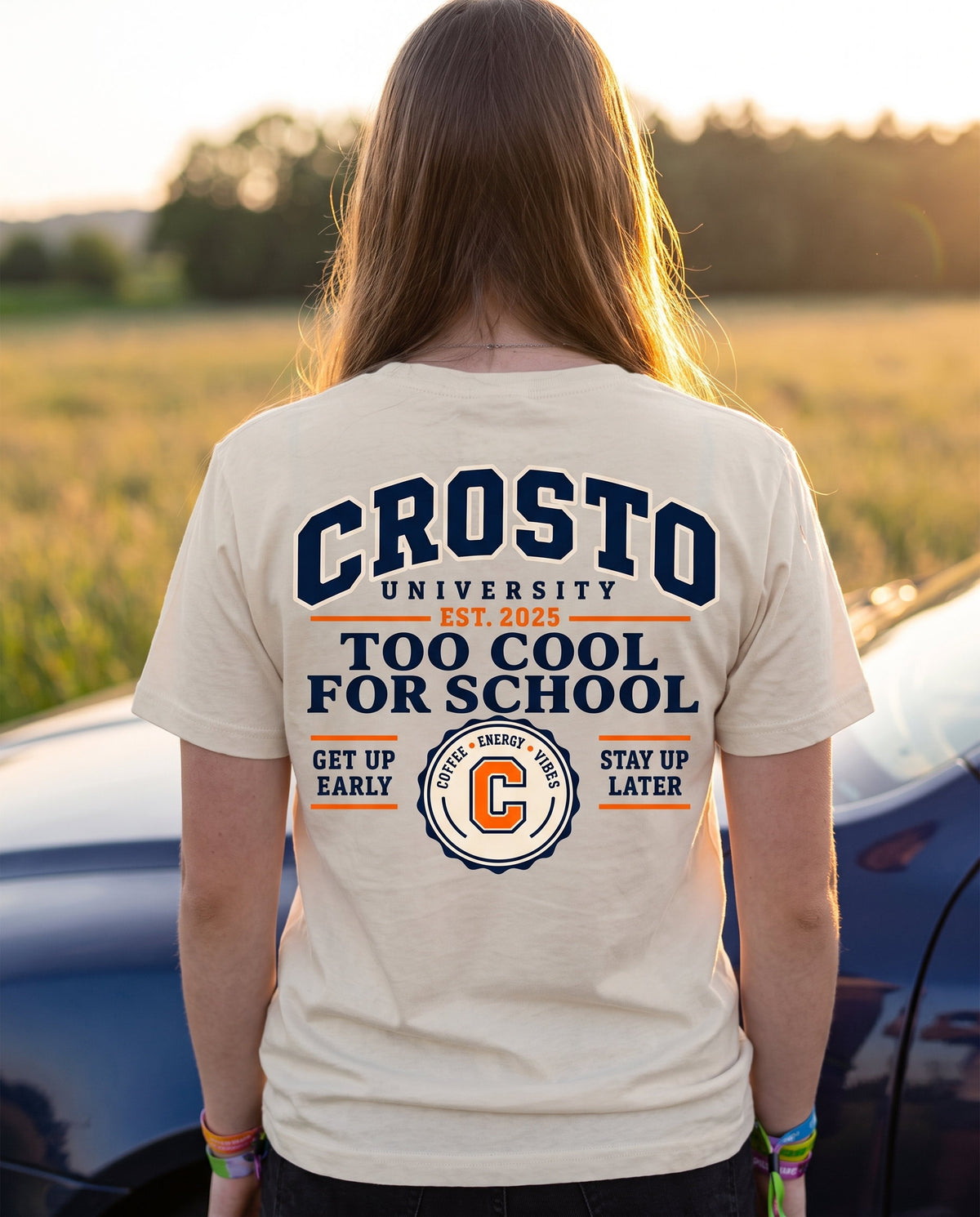 Too Cool for School Natural – T-Shirt - Hauptmotiv